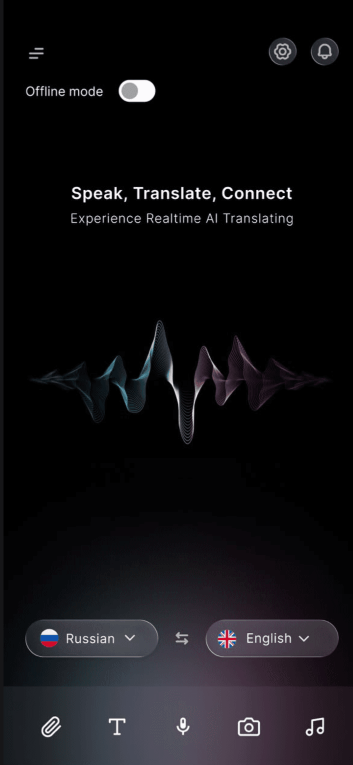 VOICE TRANSLATE Realtime AI App